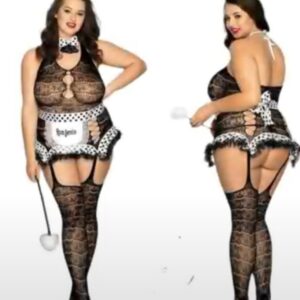 maid outfit fishnet body stockings maid outfit
